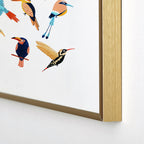 Tropical Jungle Birds Framed Art Print Gallery Image 4
