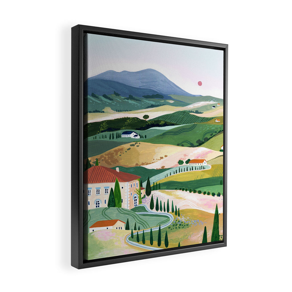 Tuscany Framed Canvas Print Gallery Image 2