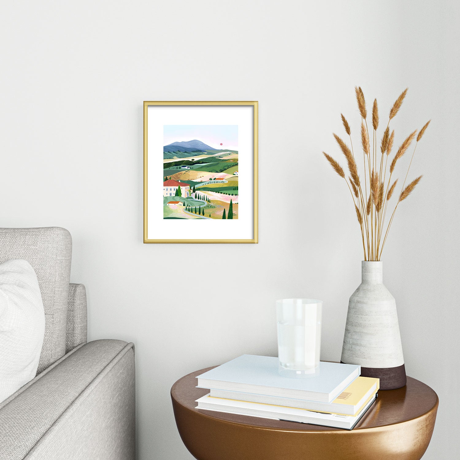 Tuscany Framed Art Print Gallery Image 2