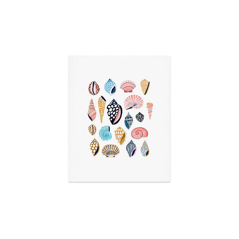 Under the Sea Shells Art Print Gallery Image 1