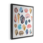 Under the Sea Shells Framed Canvas Print Gallery Image 2