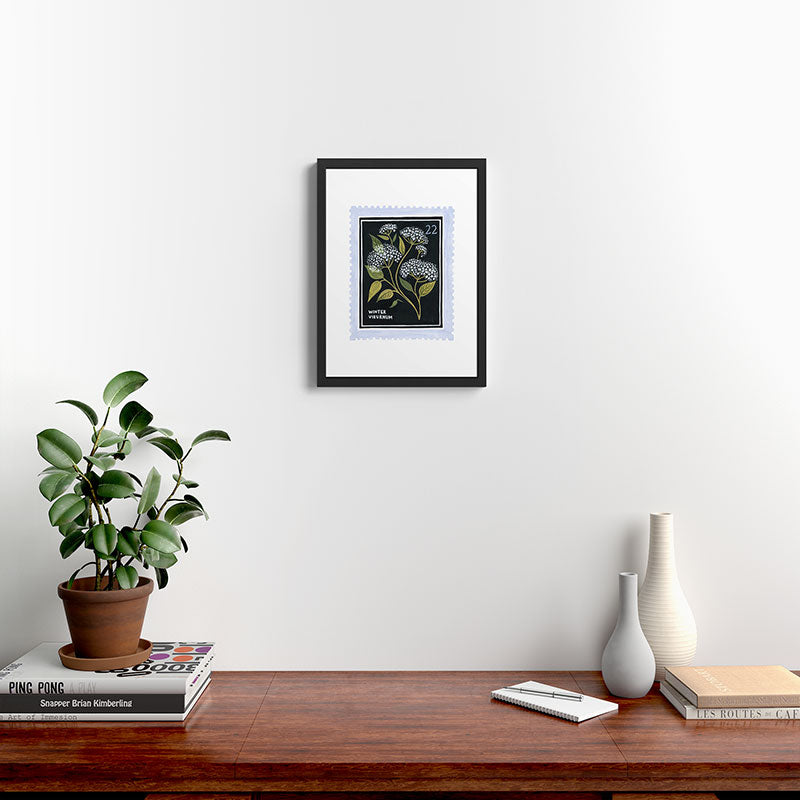 Winter Viburnum Framed Art Print Gallery Image 2