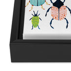 Woodland Beetles Framed Canvas Print Gallery Image 3