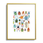 Woodland Beetles Framed Art Print Gallery Image 89