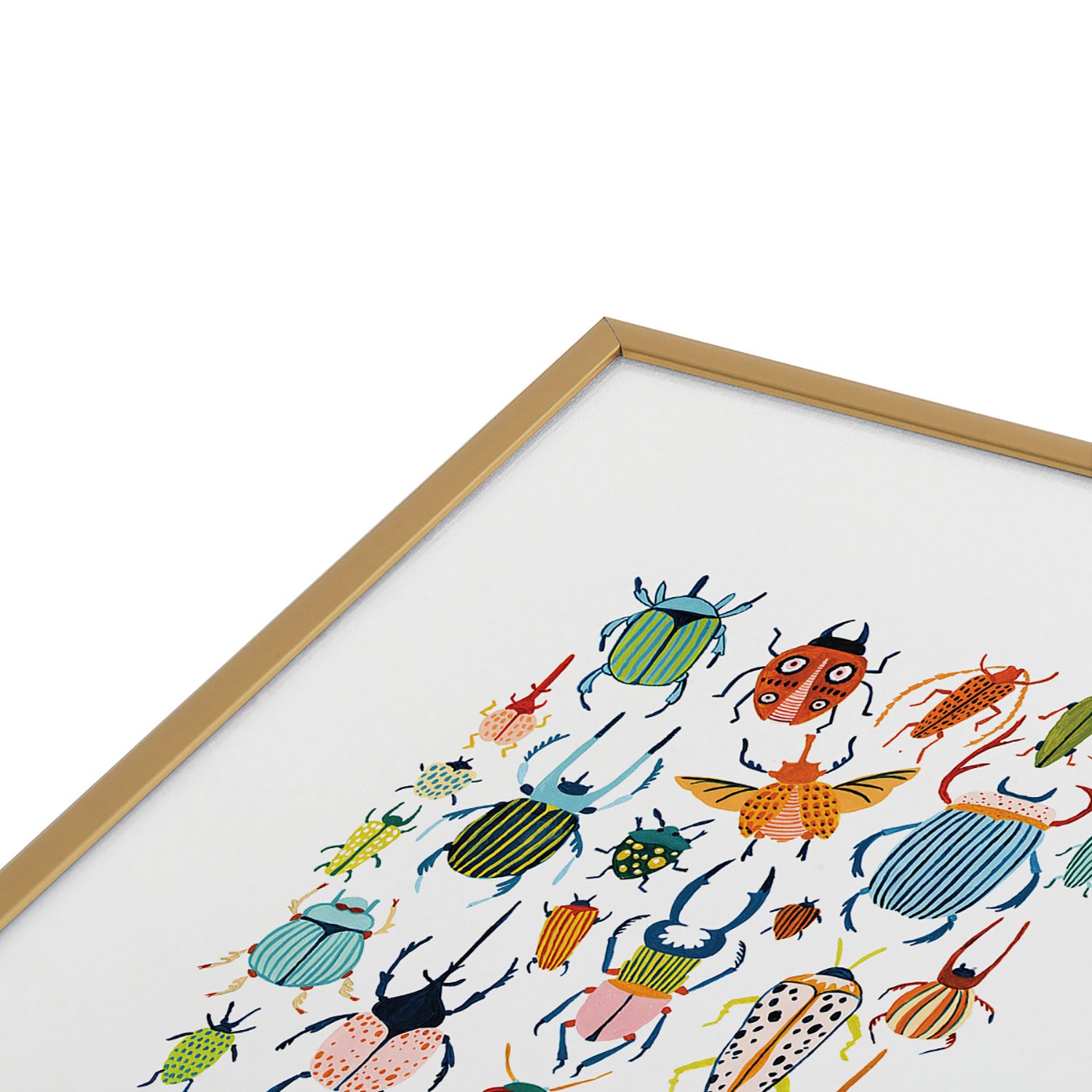 Woodland Beetles Framed Art Print Gallery Image 3