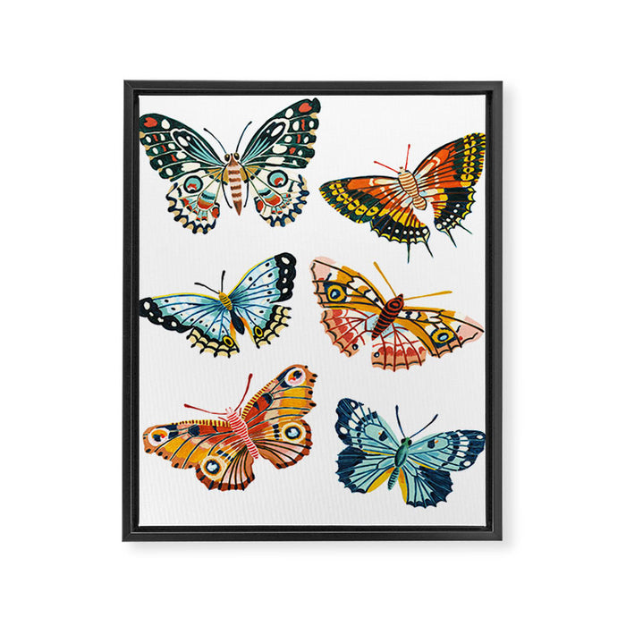 Woodland Butterfly Print Framed Canvas Print Gallery Image 1