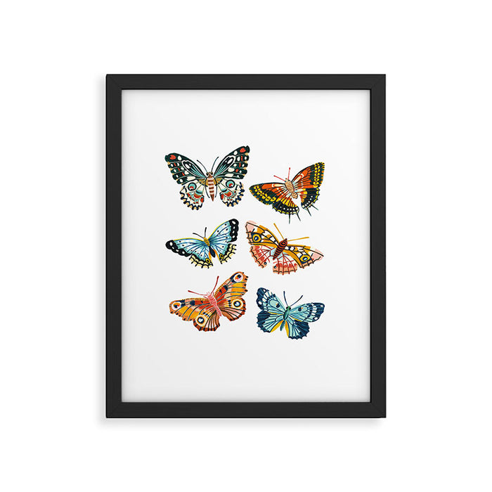 Woodland Butterfly Print Framed Art Print Gallery Image 1