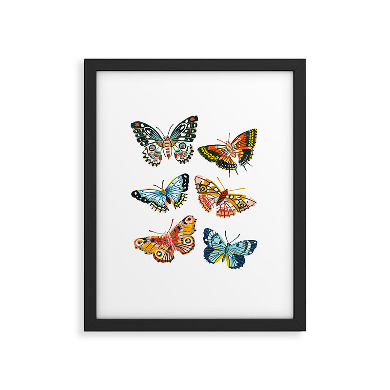 Woodland Butterfly Print Framed Art Print Gallery Image 5