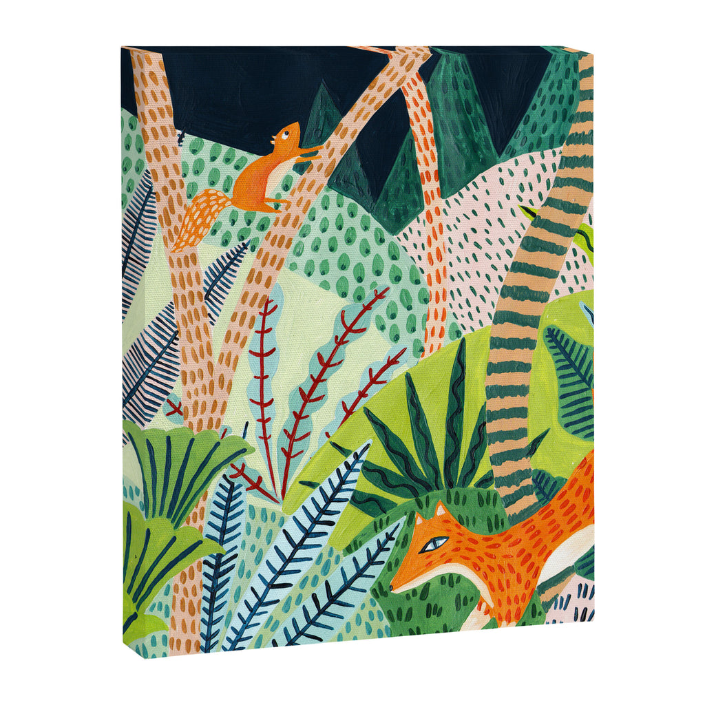 Woodland Fox Canvas Print Gallery Image 8