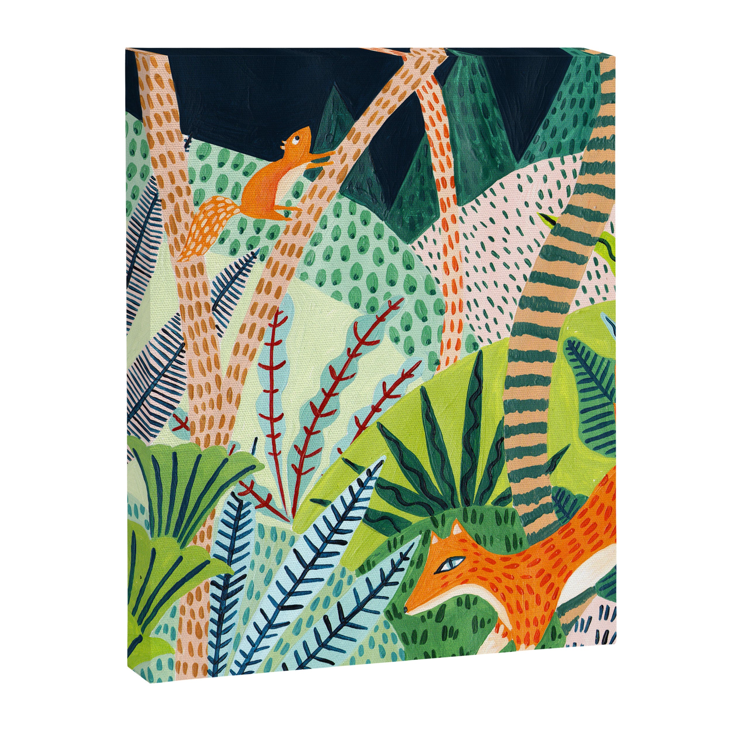Woodland Fox Canvas Print Gallery Image 8