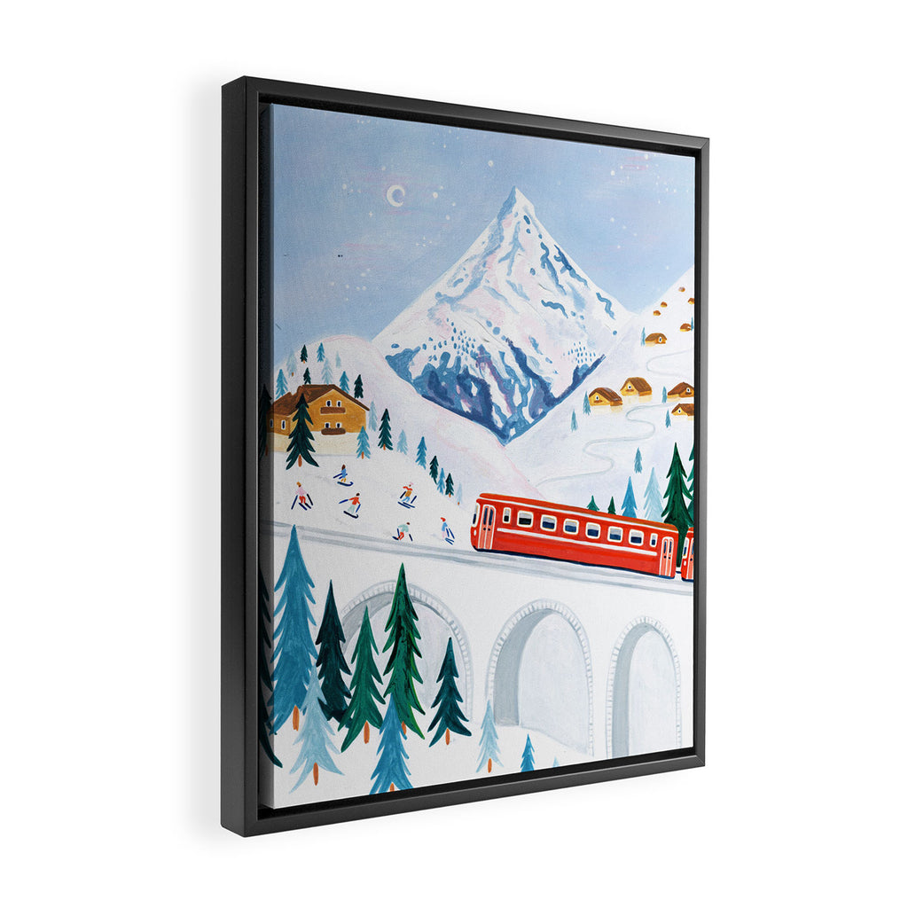 Zermatt, Switzerland Framed Canvas Print Gallery Image 2