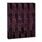 Pretty Purple Plum Geo Crystals Canvas Print Gallery Image 8