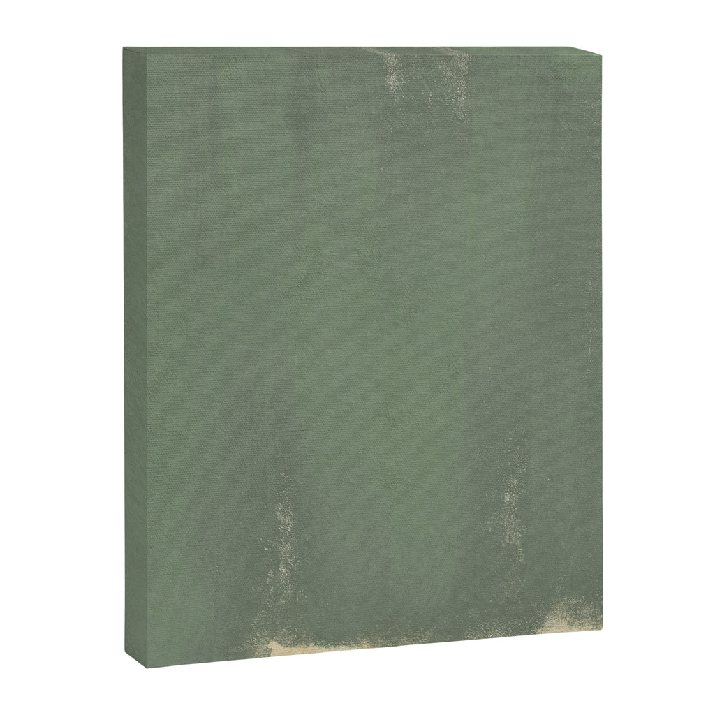 Minimal Abstract Green Colorfield Painting 01 Canvas Print Gallery Image 6
