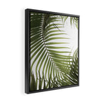 Palm Leaves Photo 01 Framed Canvas Print Gallery Image 2