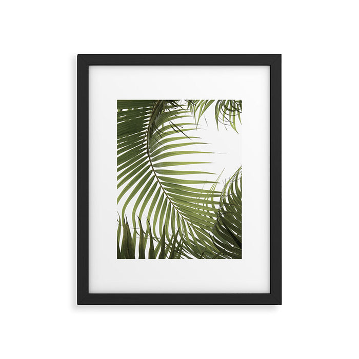 Palm Leaves Photo 01 Framed Art Print Gallery Image 1