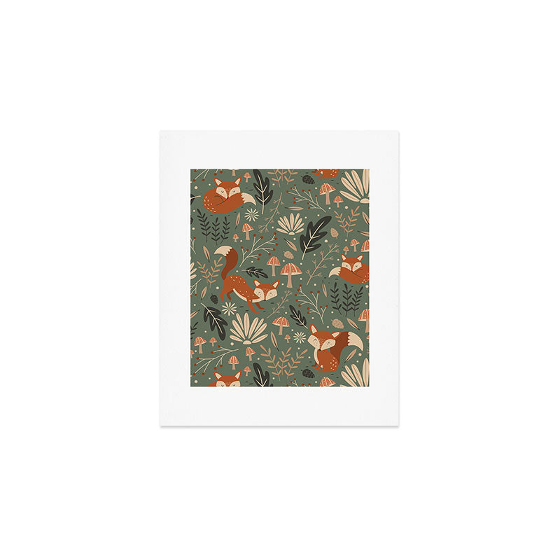 Wild Foxes Art Print Gallery Image 1