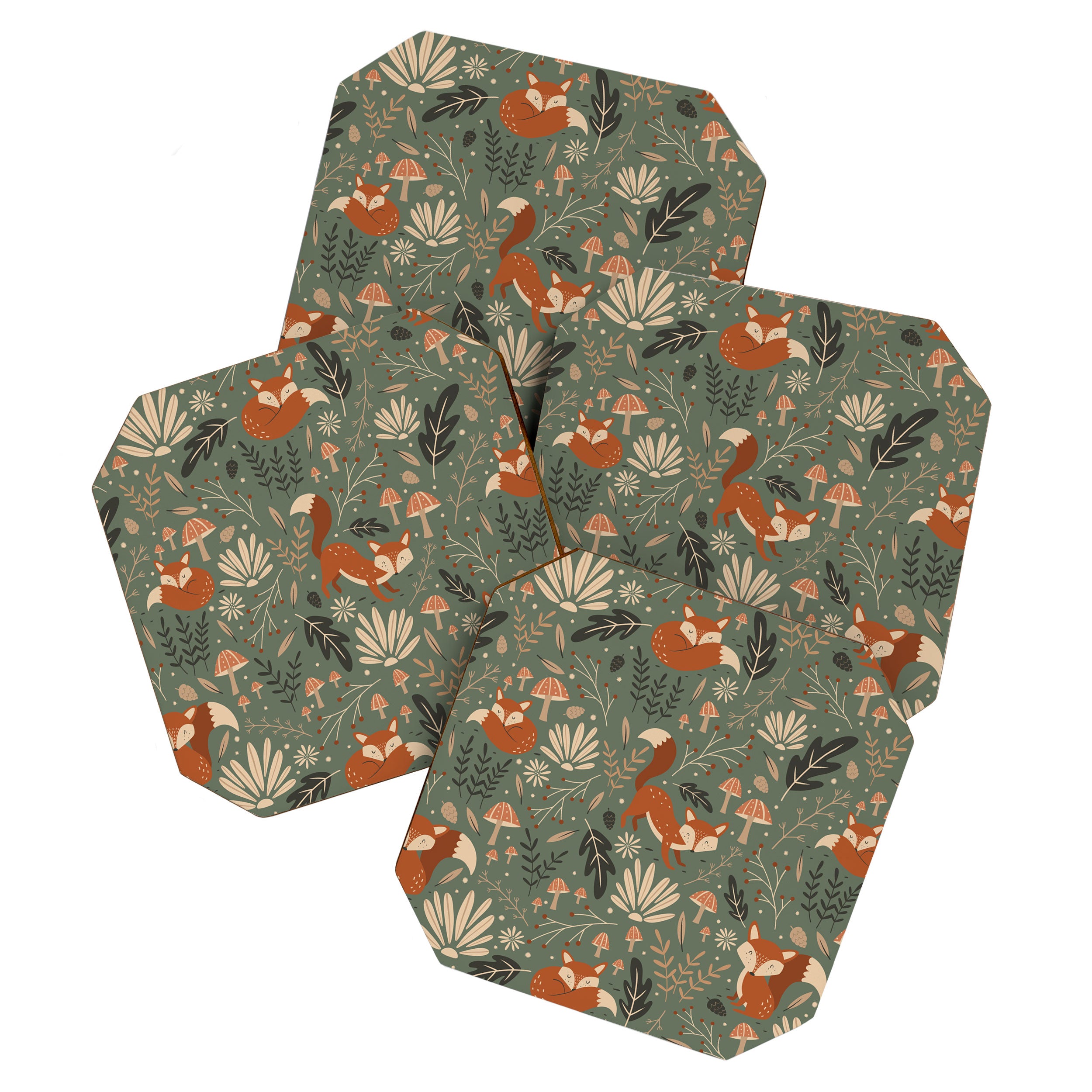 Wild Foxes Coaster Gallery Image 1