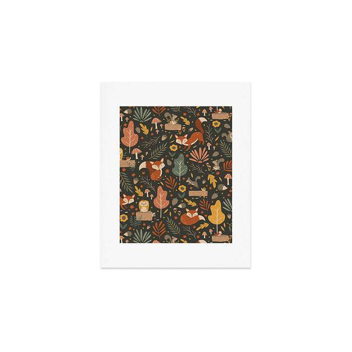 Woodland Critters Art Print Gallery Image 1