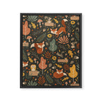 Woodland Critters Framed Canvas Print Gallery Image 8