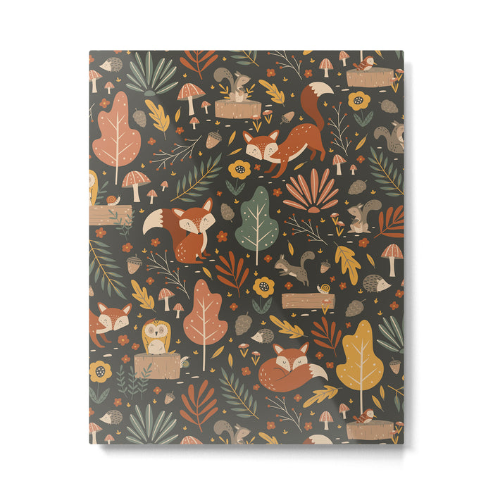 Woodland Critters Metal Print Gallery Image 1