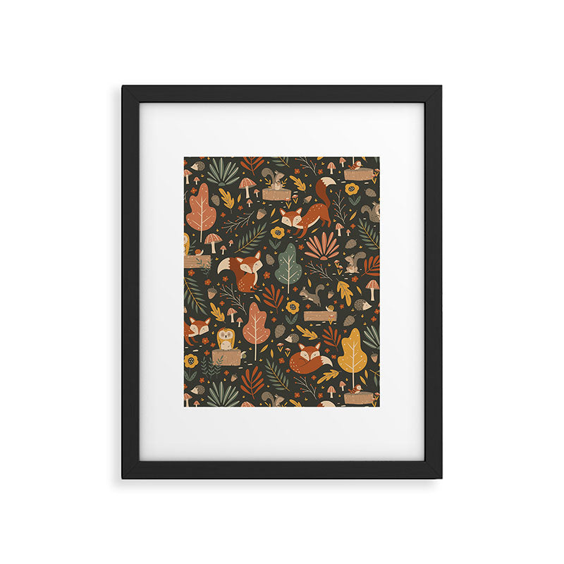 Woodland Critters Framed Art Print Gallery Image 6