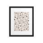 Abstract Faces Framed Art Print Gallery Image 5