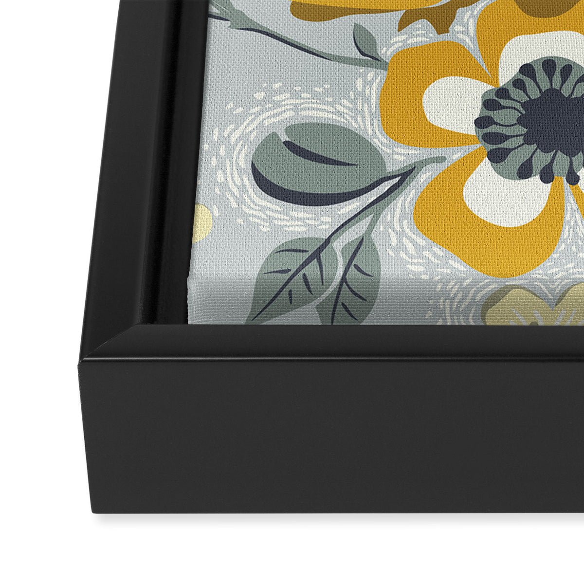Boho Garden Framed Canvas Print Gallery Image 3
