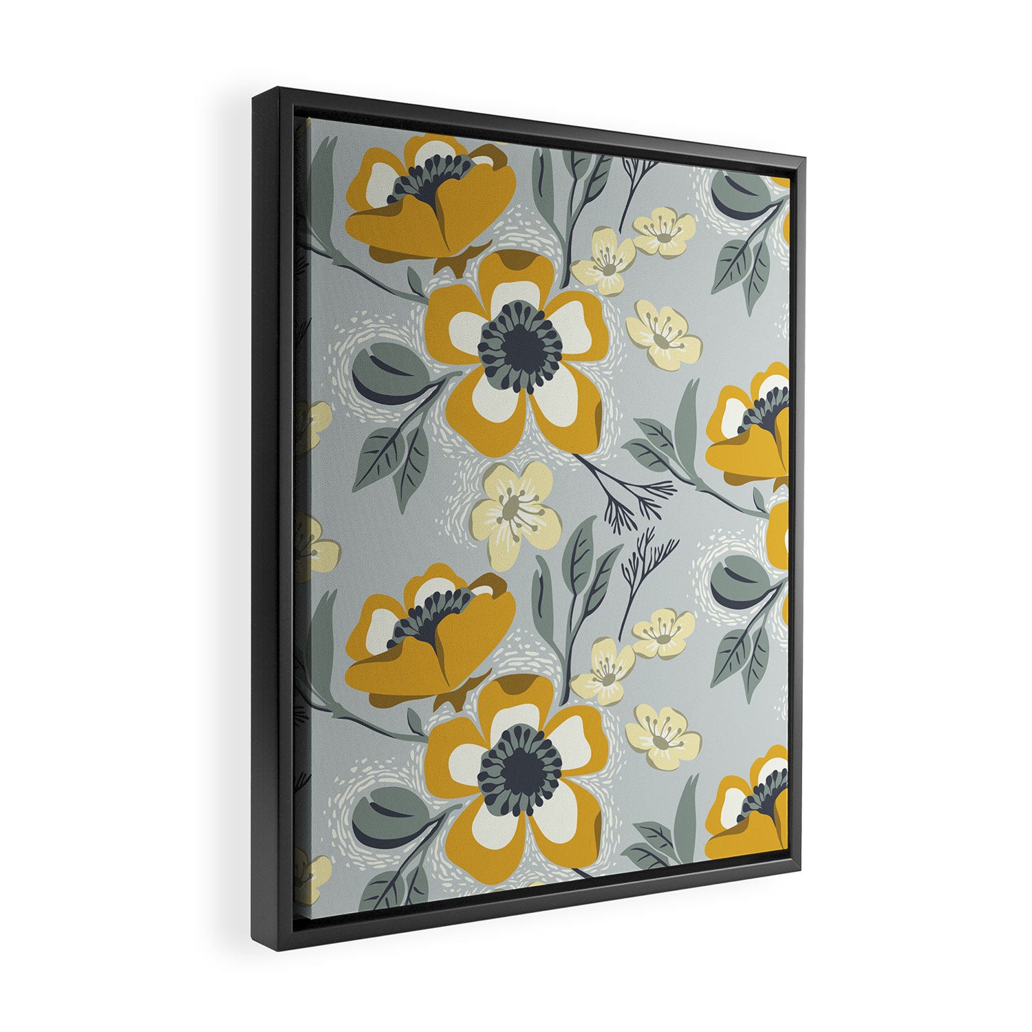 Boho Garden Framed Canvas Print Gallery Image 2