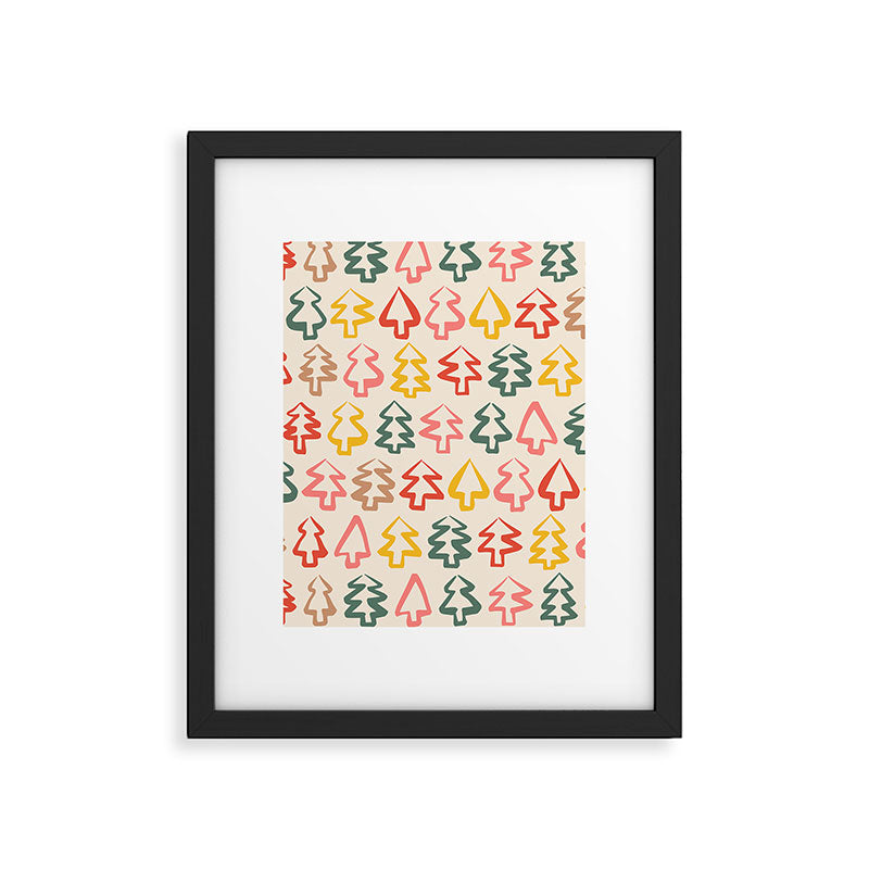 Christmas Trees Framed Art Print Gallery Image 5