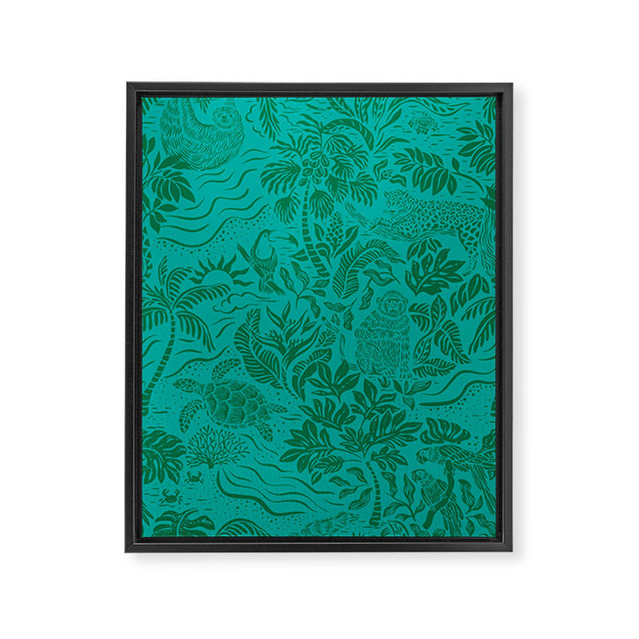 Costa Rica Vida Verde Framed Canvas Print Gallery Image 1