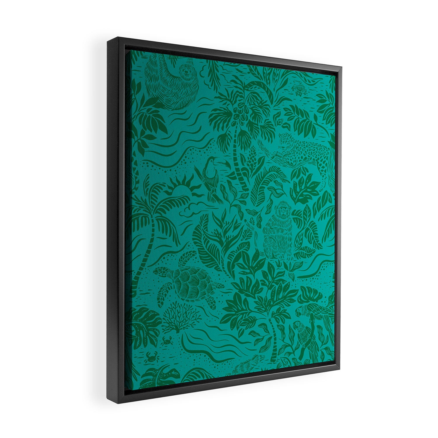Costa Rica Vida Verde Framed Canvas Print Gallery Image 2