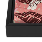 Leopard Crush Pink Framed Canvas Print Gallery Image 3