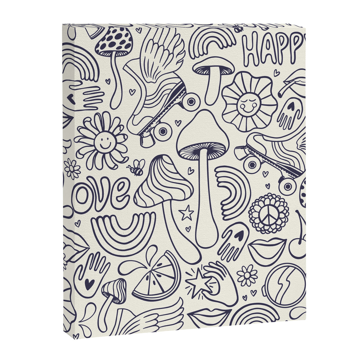 Love Happy Canvas Print Gallery Image 6