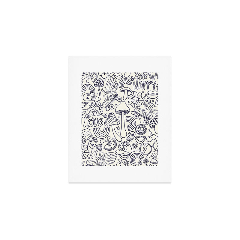 Love Happy Art Print Gallery Image 1