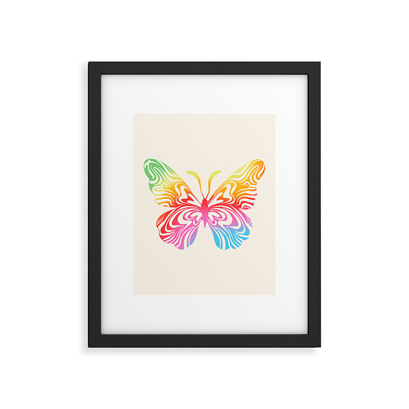Pride Butterfly Framed Art Print Gallery Image 5