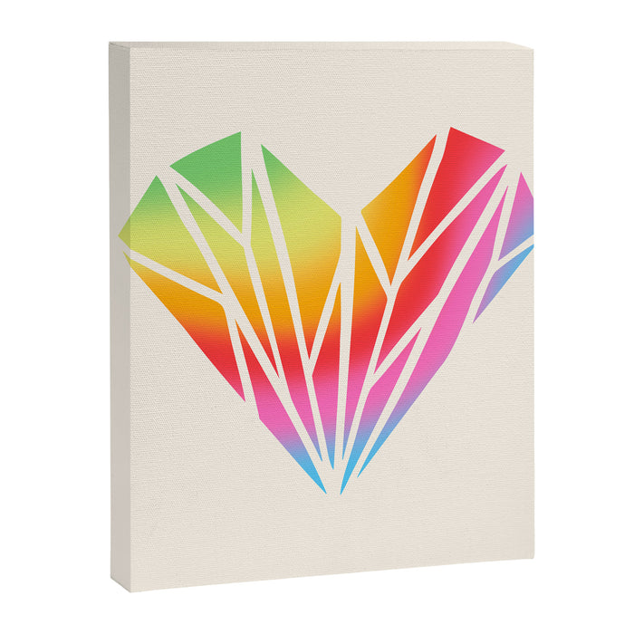 Pride Heart Canvas Print Gallery Image 1