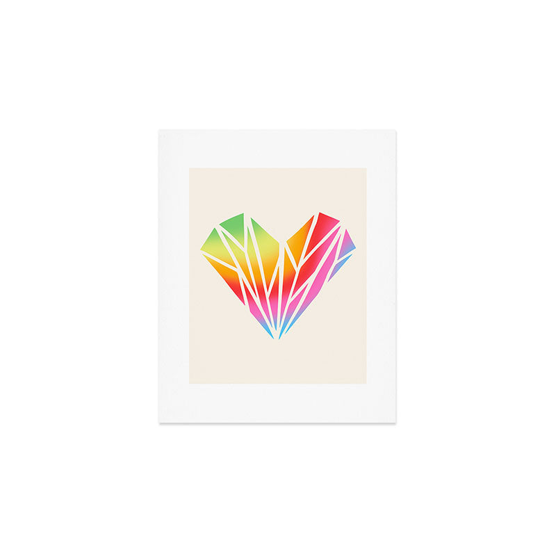 Pride Heart Art Print Gallery Image 1
