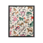 Silly Christmas Cats Framed Canvas Print Gallery Image 6