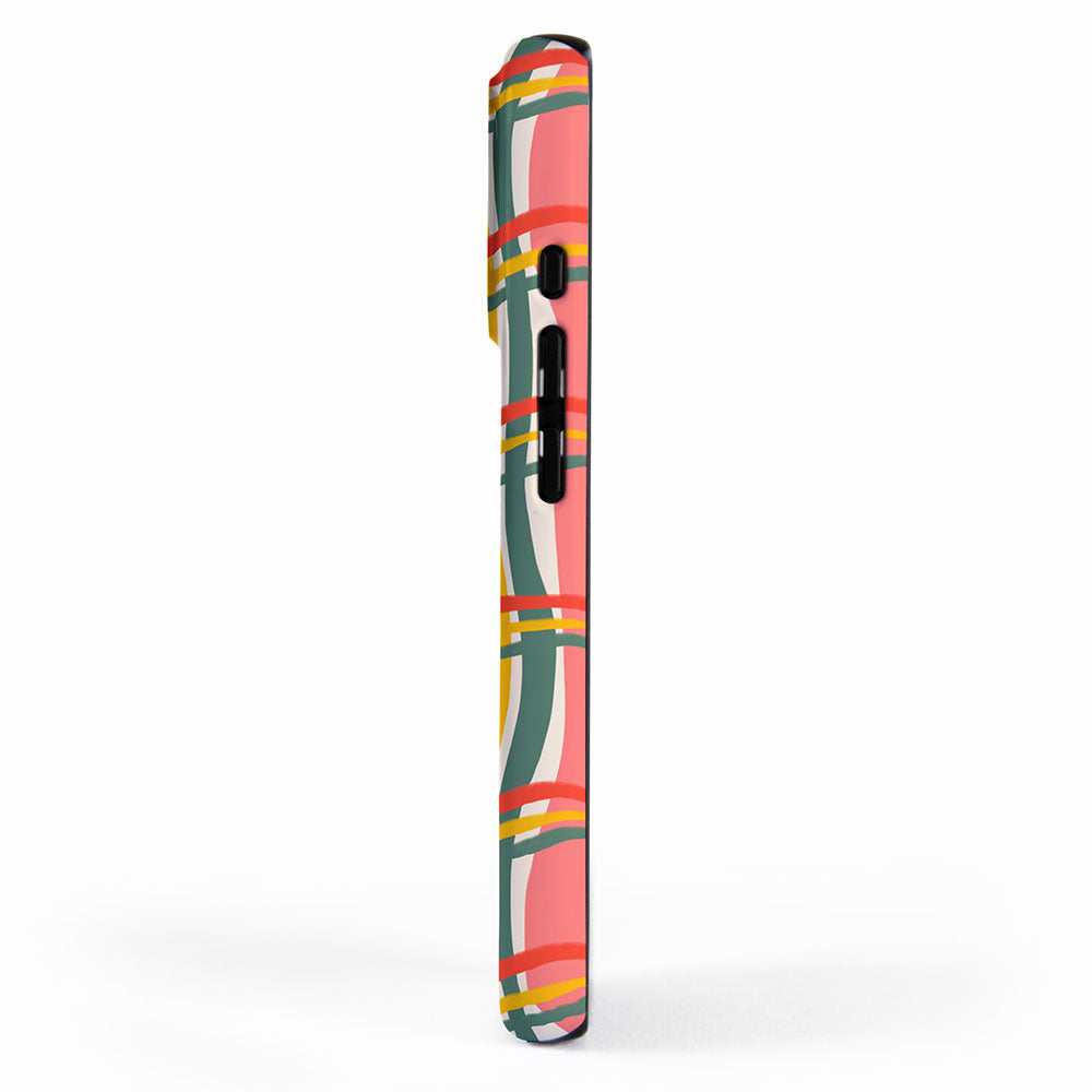 Wavy Plaid iPhone Case Gallery Image 2