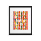 Wavy Plaid Framed Art Print Gallery Image 5