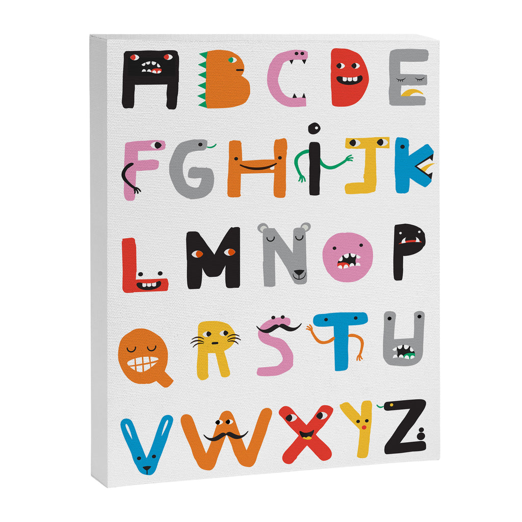 ABC The Monster Alphabet Canvas Print Gallery Image 6