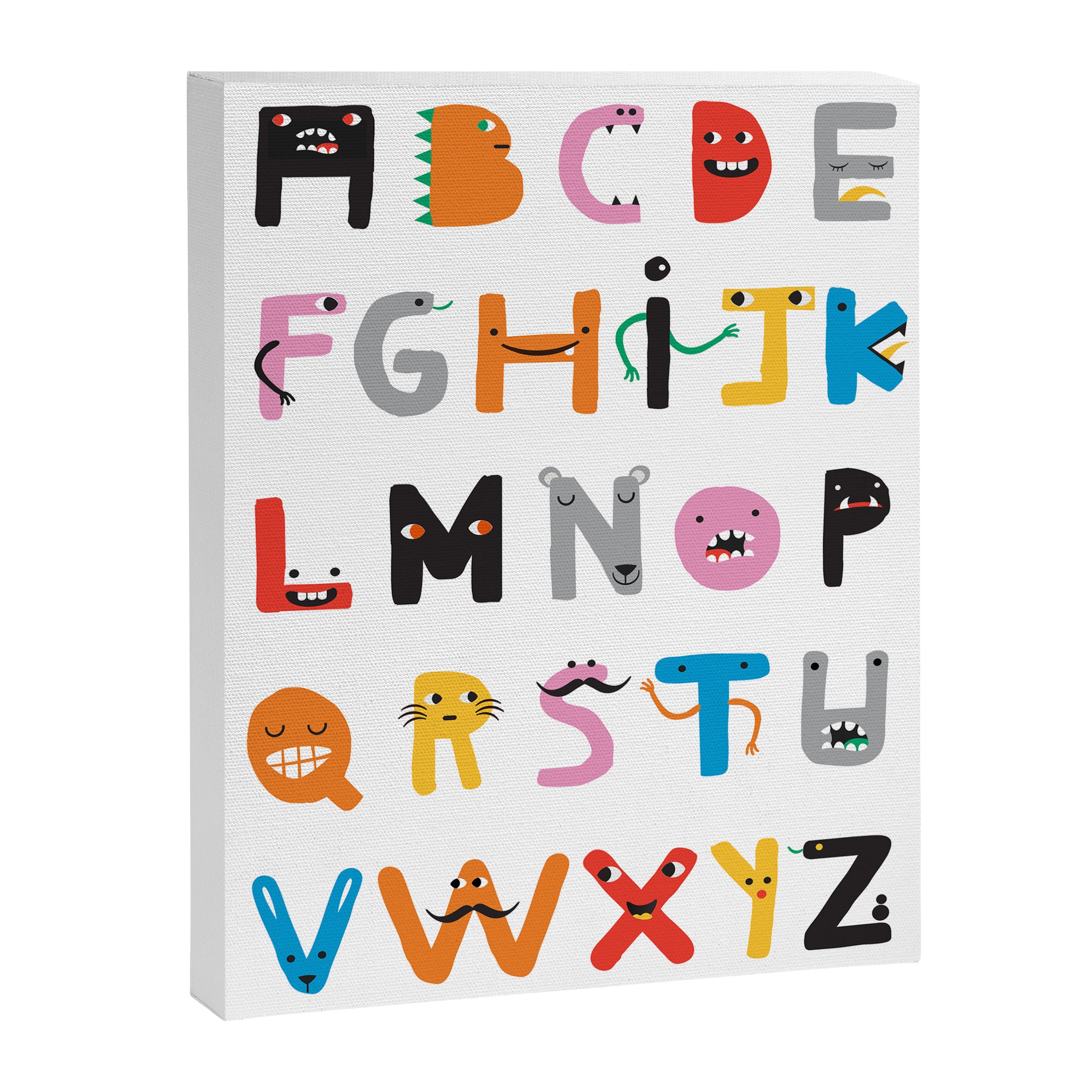 ABC The Monster Alphabet Canvas Print Gallery Image 6
