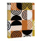 abstract checker lines modern Canvas Print Gallery Image 8