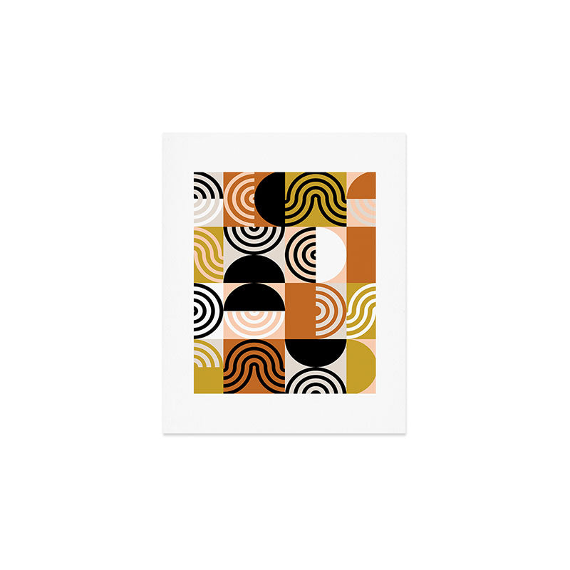 abstract checker lines modern Art Print Gallery Image 1