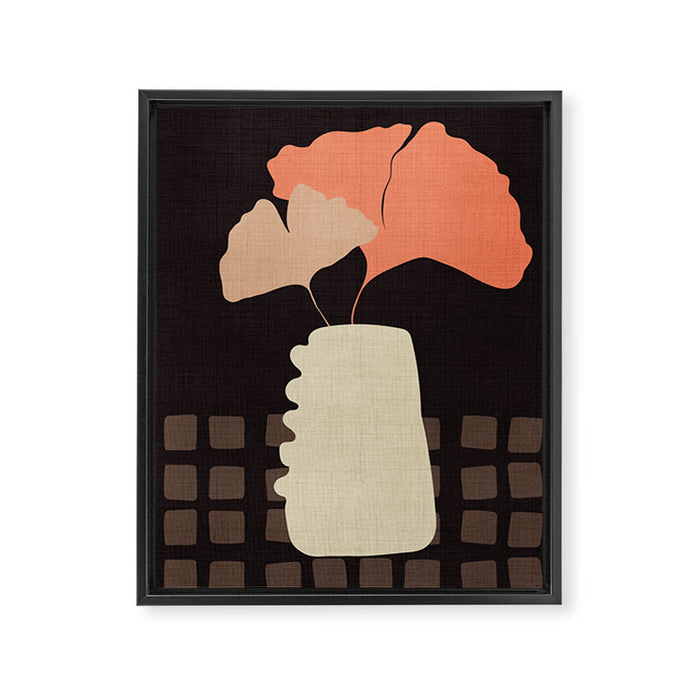 abstract floral 1 Framed Canvas Print Gallery Image 1