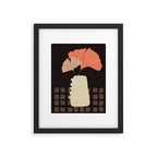 abstract floral 1 Framed Art Print Gallery Image 5