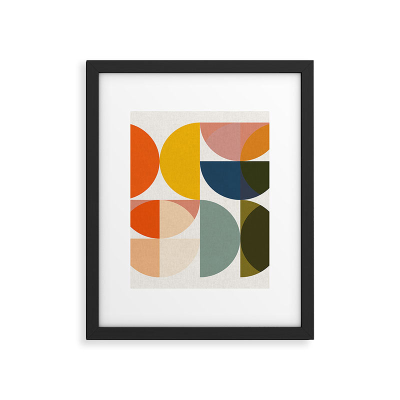 abstract geometry color 4 Framed Art Print Gallery Image 6