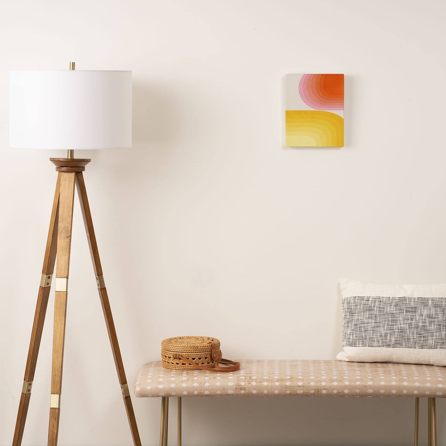 abstract gradient Canvas Print Gallery Image 2