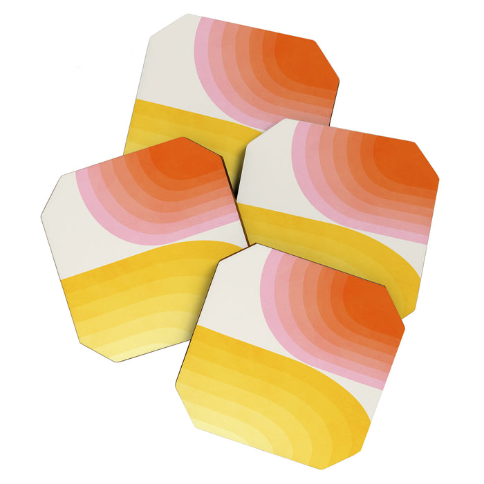 abstract gradient Coaster Gallery Image 1