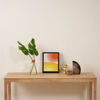 abstract gradient Framed Canvas Print Gallery Image 4